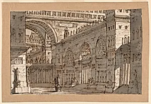 Stage Design, Palace Courtyard