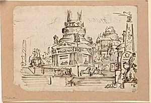 Stage Design, Pedestal of Monument