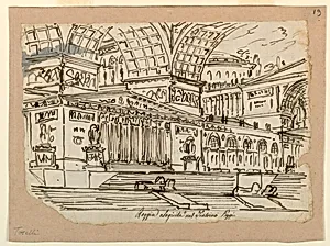 Stage Design, Royal Palace in Classical Style