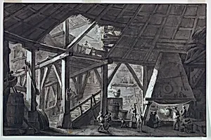 Stage Design, Ruined Farm Building Interior
