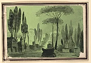Stage Design, Stairs Between Tombs