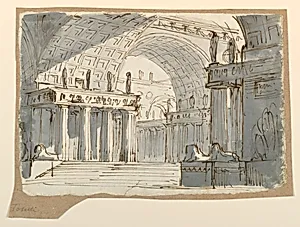 Stage Design, Vaulted Classical Building