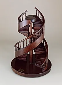 staircase model Double-revolution stairway model