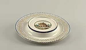 Stand for a Bowl, from a "Topographical" Dinner or Dessert Service ("A Vedute")