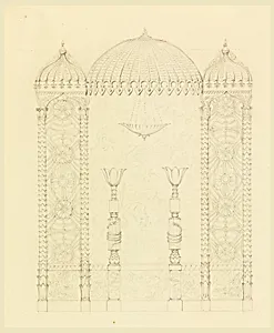 Standards and Wall Decoration, Banqueting Room, Royal Pavilion, Brighton