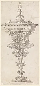 Standing Cup with Cover, from "Novum opus cratero graphicum..."