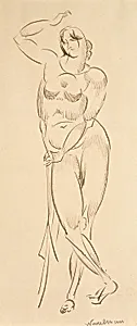 Standing Female Nude