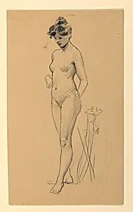 Standing Female Nude