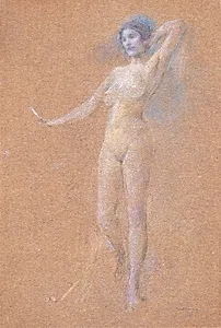 Standing Nude Figure of a Girl