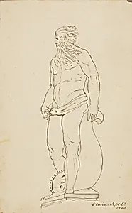 Statue of Neptune, Venice by Miner Kilbourne Kellogg