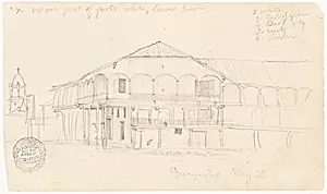 Street View in Guayaquil, Ecuador by Frederic Edwin Church, American, 1826–1900