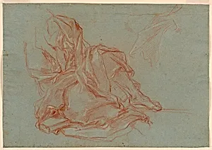 Studies for a Young Man, Drapery