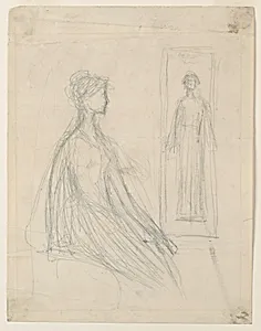 Studies for the Violet Sargent Bronze Plaque in the Art Institute of Chicago