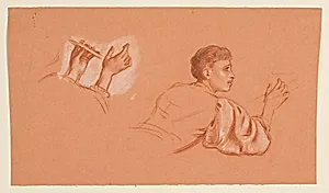 studies of costumed male figures