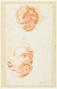 Studies: Two heads of children
