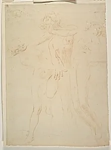 Study for a group of figures, âVintage Festival,â Mendelssohn Glee Club, New York, NY