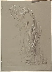 Study for a standing woman with child, âVintage Festival,â Mendelssohn Glee Club, New York, NY