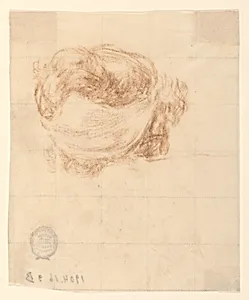 Study for a woman, “Vintage Festival,” Mendelssohn Glee Club, New York, NY by Robert Frederick Blum, American, 1857–1903