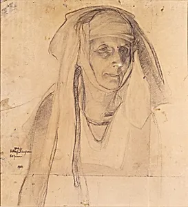 Study for Mary, Return from the Crucifixion