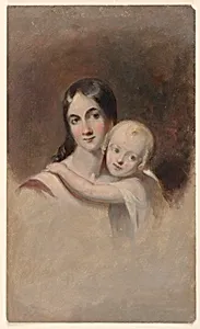 Study for "Portrait of Mrs. James Robb and her Three Children," Ogden Museum of Southern Art, New Orleans, LA