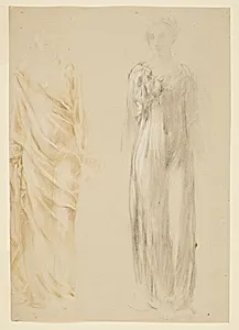 Study for standing woman, âVintage Festival,â Mendelssohn Glee Club, New York, NY