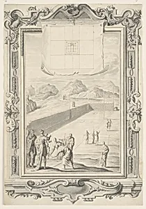 Study for the First Plan of Solomon's Temple, Plate 420, Physica Sacra