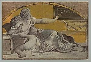 Study for Tympanum in Honor of Cicero