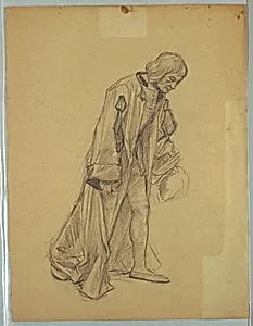 Study of a Bowing Man (Chrisopher Columbus)