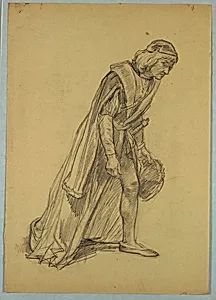 Study of a Bowing Man (Christopher Columbus)