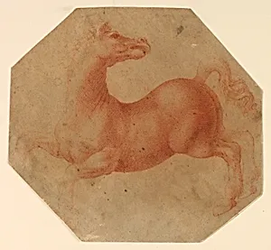 Study of a Rearing Horse after Leonardo da Vinci
