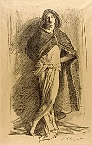 Study of a Young Man (Cloaked)