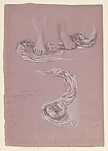 Study of Drapery "Fortune"