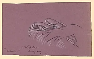 Study of Drapery of "Fortune"