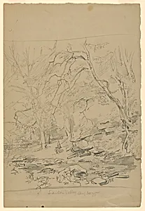 Study of landscape, Lawton Valley, RI