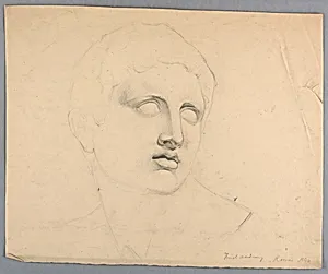 Study of Mark Anthony from a Statue by Daniel Huntington, American, 1816–1906
