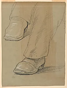 Study of Peter Cooper's Feet for "The Atlantic Cable Projectors"
