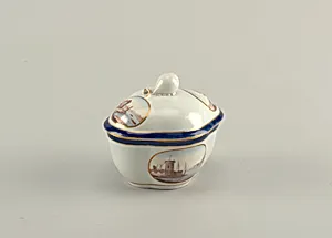 Sugar Bowl, from a "Topographical" Dinner or Dessert Service ("A Vedute")