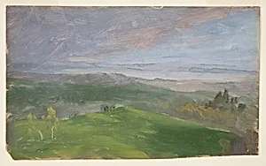 Summer View, Hudson Valley, New York by Frederic Edwin Church, American, 1826–1900