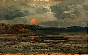 Sunrise over Fishing Waters--Maine