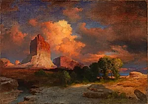 Sunset Cloud, Green River, Wyoming