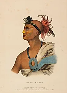 TAH-COL-O-QUOIT., from History of the Indian Tribes of North America