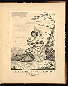 Talegrepat ou Religieuse du Pégov by Antoine Watteau, (French, 1684–1721)