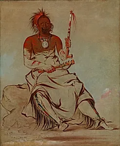 Te-ah'-ke-ra-lée-re-coo, The Cheyenne, a Republican Pawnee by George Catlin
