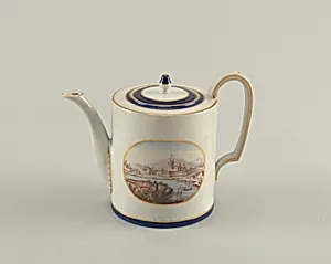 Teapot, from a "Topographical" Dinner or Dessert Service ("A Vedute")