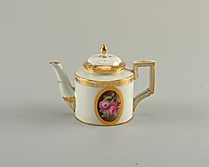 Teapot with Rose Medallion