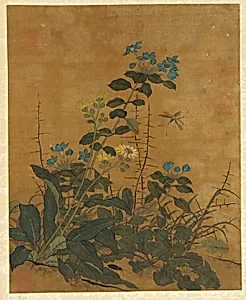 Ten pictures of flowers, fruits and birds by Unknown
