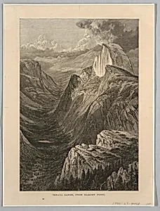 Tenaya CaÃ±on, from Glacier Point, Yosemite