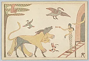 The Ass Clad in the Lion's Skin, Illustration for Aesop's Fables