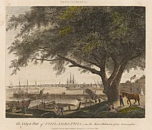 The City and Port of Philadelphia, on the River Delaware from Kensington