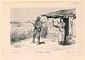 The Coming of Winter, Illustration for Century Magazine (XXXVII, No, 2, December, 1888, p. 162.